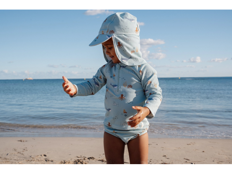 Plavecké triko dlouhý rukáv Ocean Friends vel. 74/80