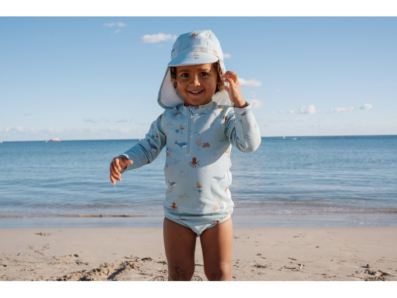 Plavecké triko dlouhý rukáv Ocean Friends vel. 86/92