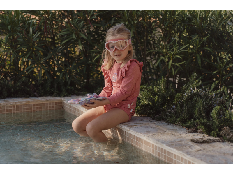 Plavecké triko dlouhý rukáv Dreamy Pink Sparkle vel. 74/80