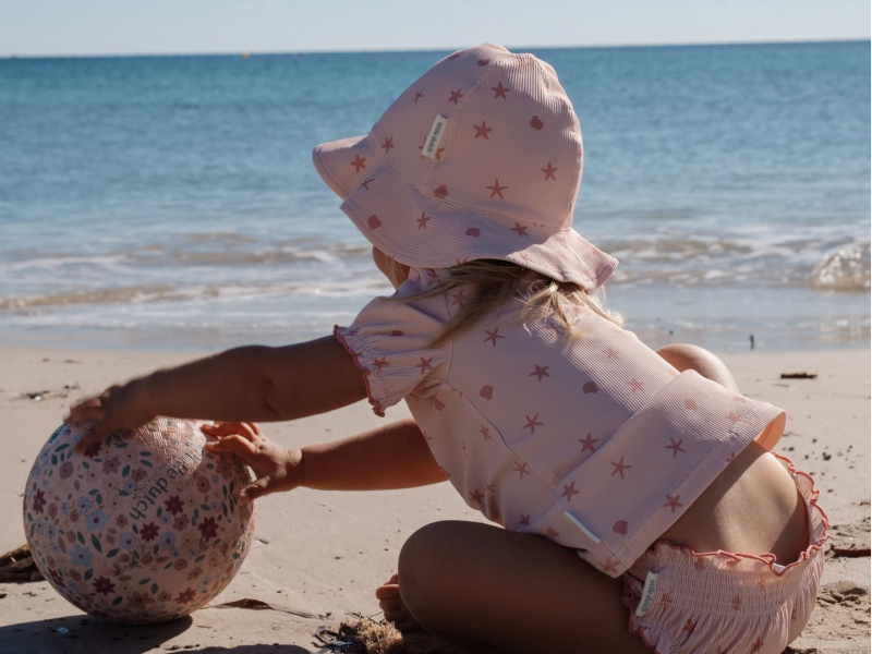 Plavecké triko krátký rukáv Dreamy Seashells vel. 86/92