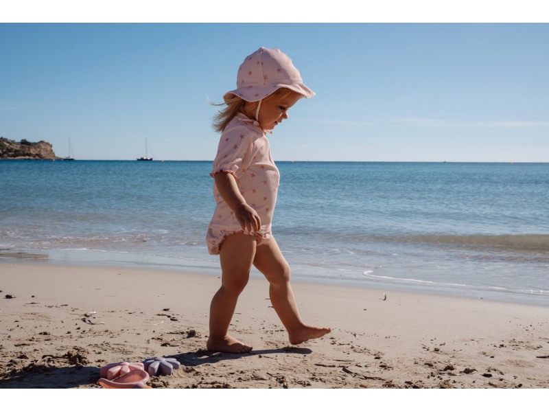 Plavecké triko krátký rukáv Dreamy Seashells vel. 98/104