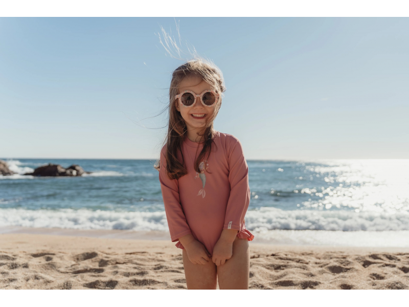 Plavky dlouhý rukáv Dreamy Pink vel. 98/104