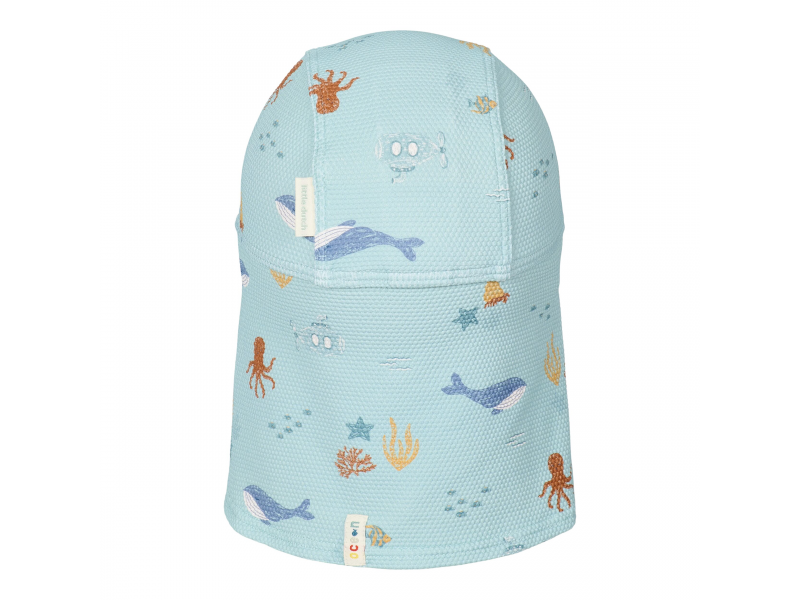Plážová kšiltovka s ochranou krku Ocean Friends vel. 2