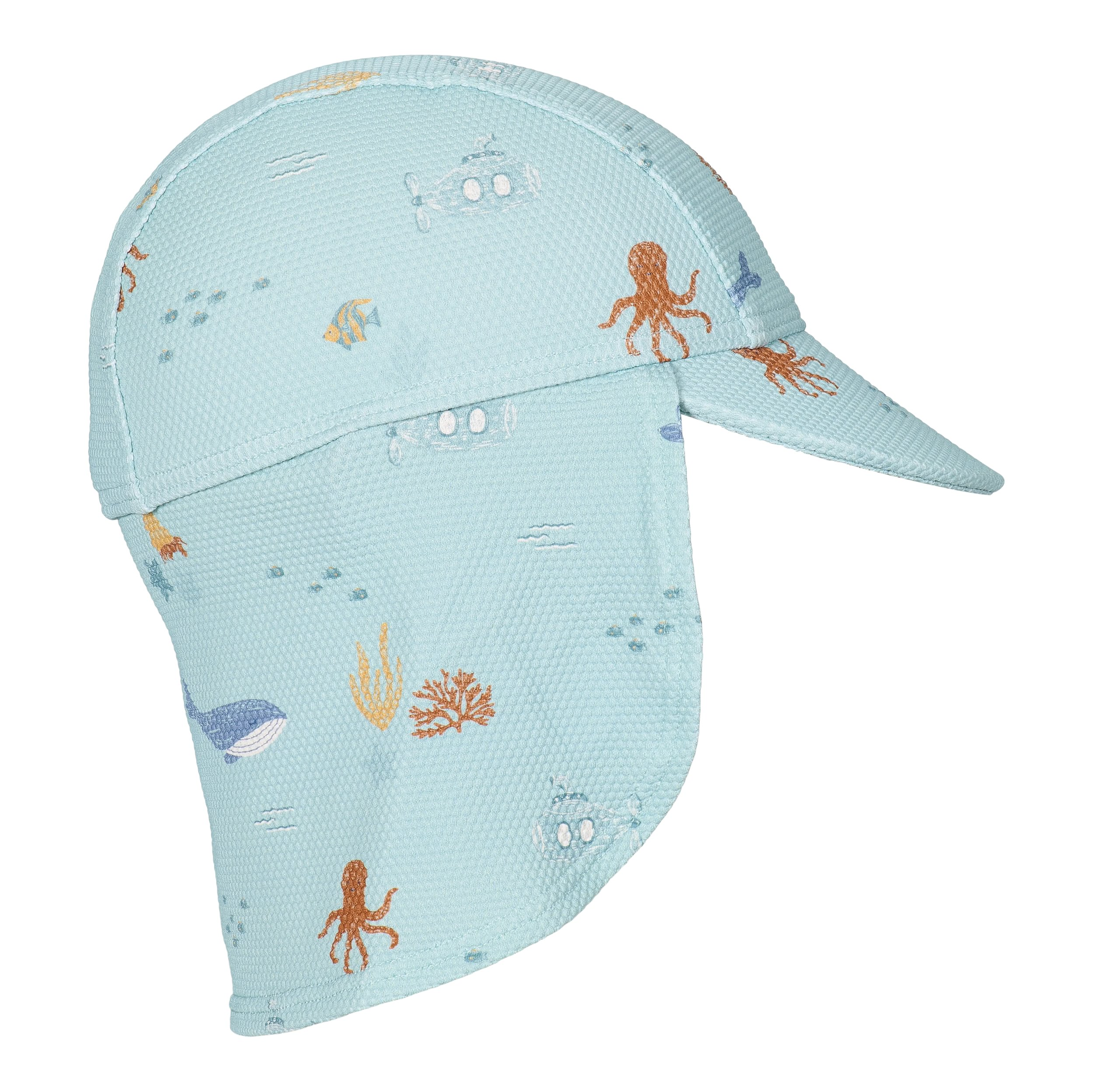 Plážová kšiltovka s ochranou krku Ocean Friends vel. 3