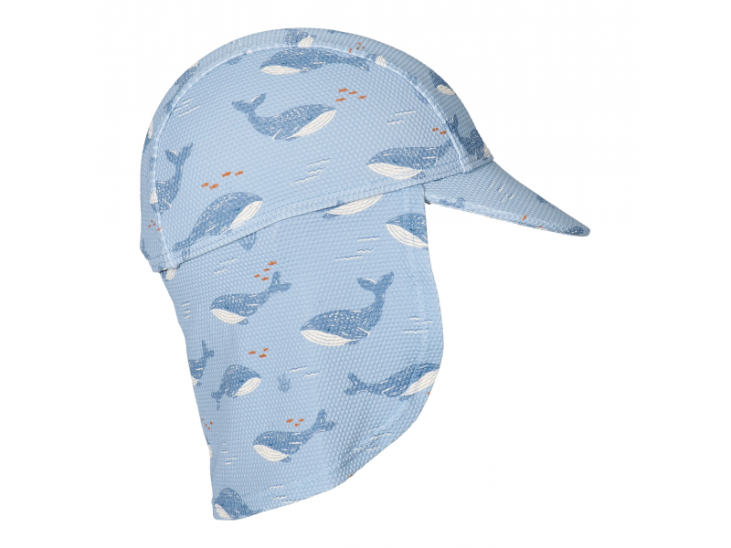 Plážová kšiltovka s ochranou krku Ocean Splash vel. 1