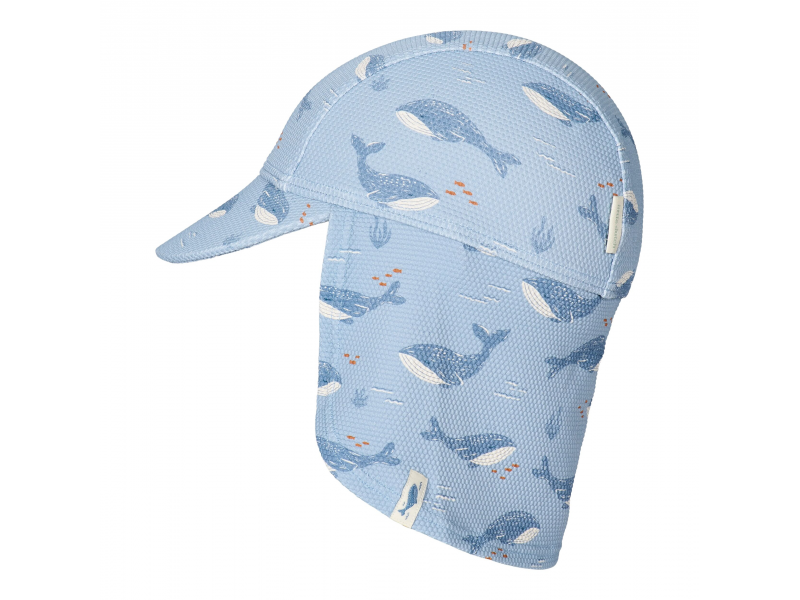 Plážová kšiltovka s ochranou krku Ocean Splash vel. 1