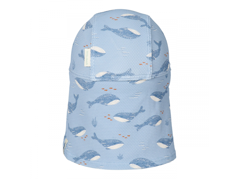 Plážová kšiltovka s ochranou krku Ocean Splash vel. 1