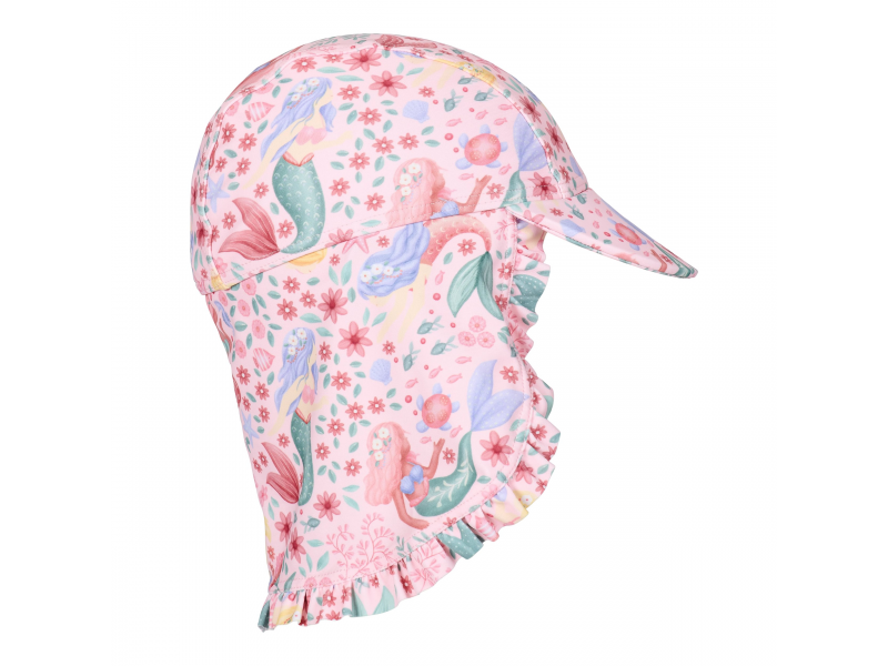 Plážová kšiltovka s ochranou krku Dreamy Mermaid vel. 1