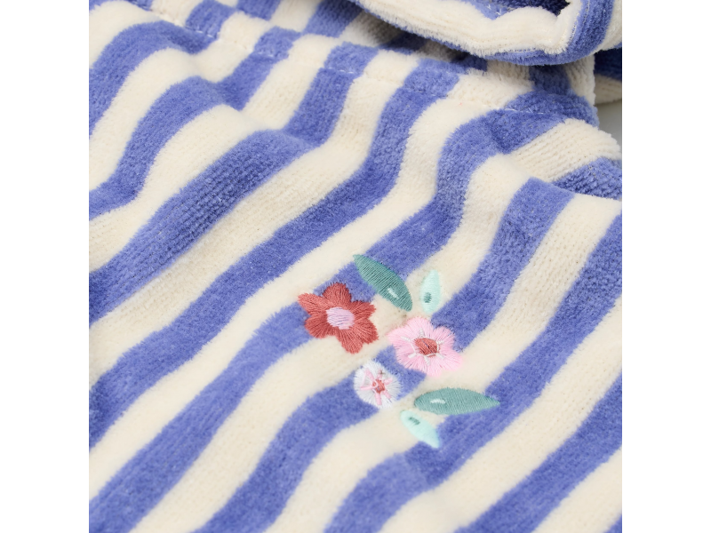 Plážové pončo Dreamy Purple Stripe