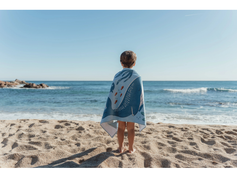 Plážová osuška  120x60 cm  Ocean World Blue