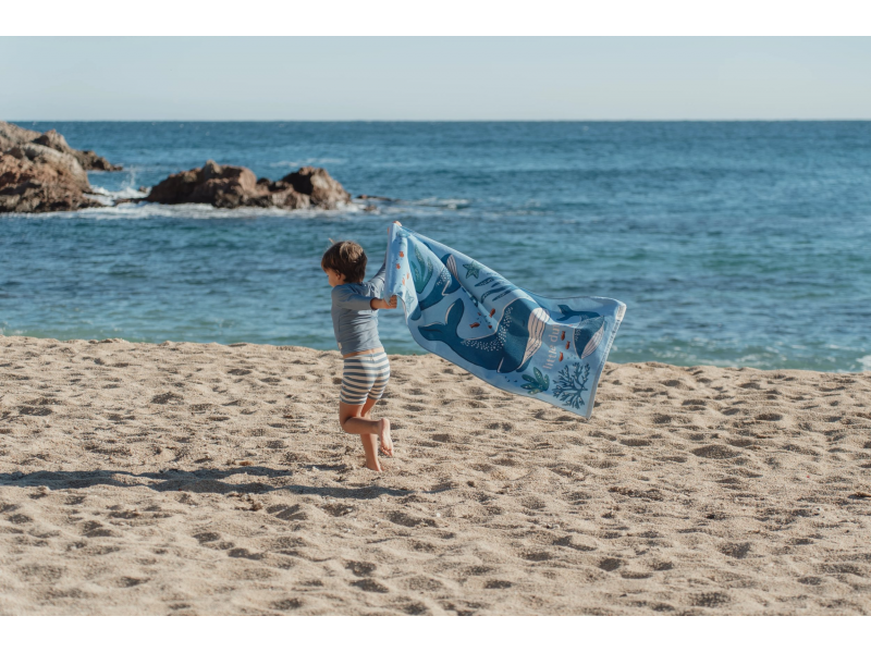 Plážová osuška  120x60 cm  Ocean World Blue