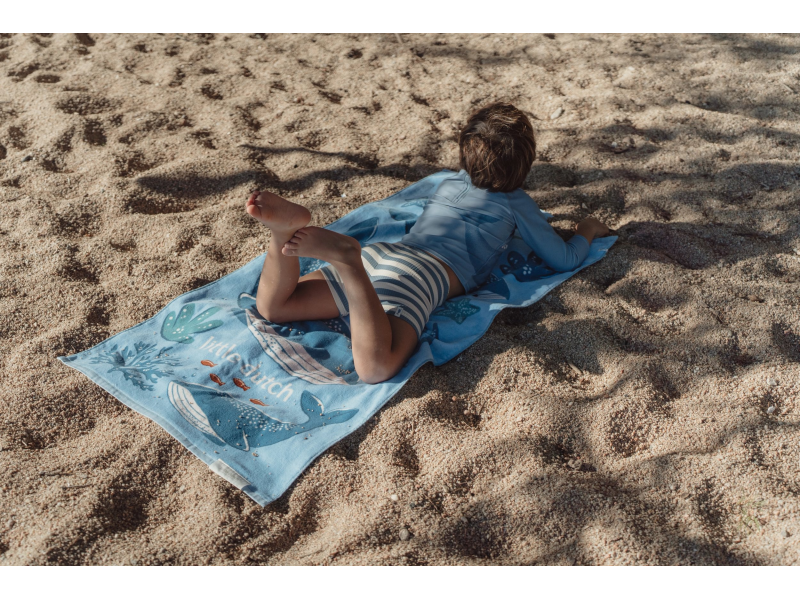 Plážová osuška  120x60 cm  Ocean World Blue