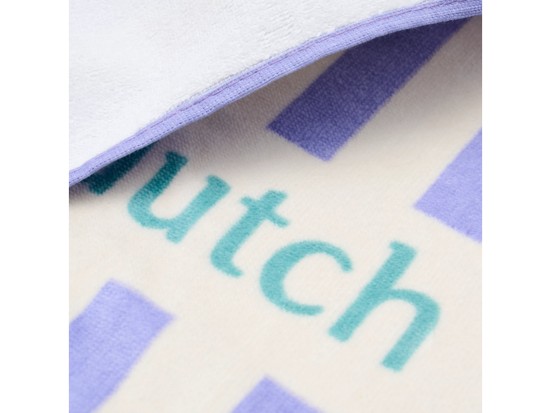 Plážová osuška  120x60 cm  Dreamy Purple Stripe