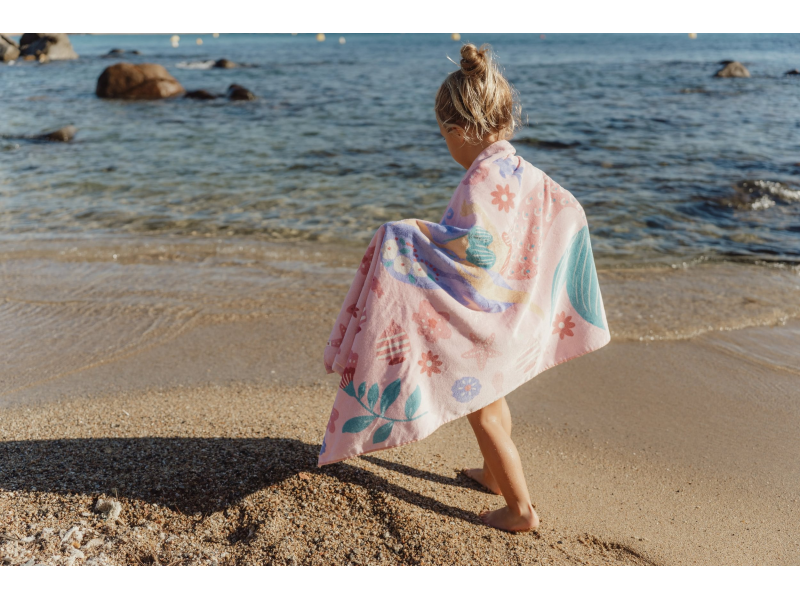 Plážová osuška  120x60 cm Dreamy Mermaid Multicolour