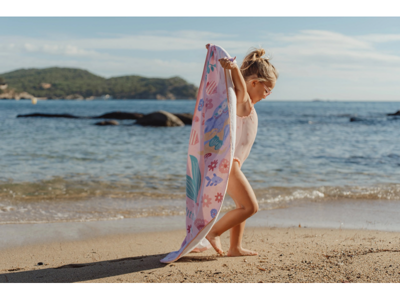 Plážová osuška  120x60 cm Dreamy Mermaid Multicolour