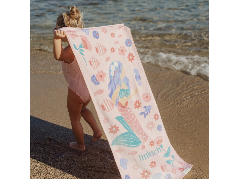 Plážová osuška  120x60 cm Dreamy Mermaid Multicolour