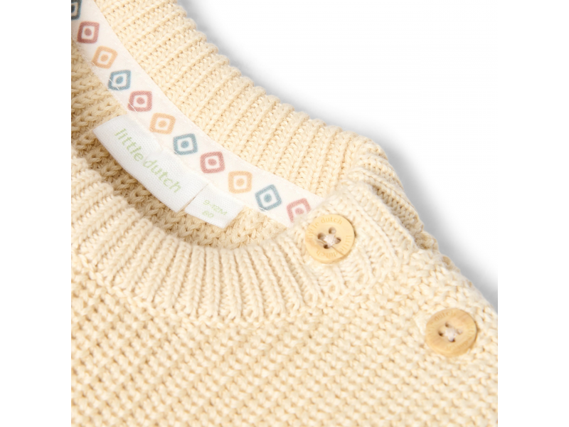Svetřík pletený Warm Taupe vel. 92