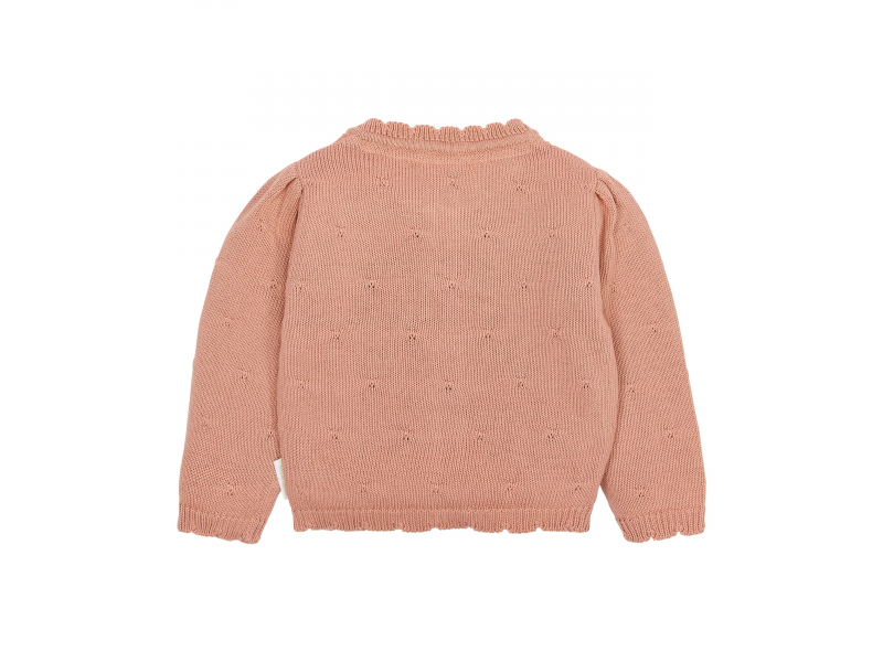 Kardigan pletený Deep Pink vel. 74