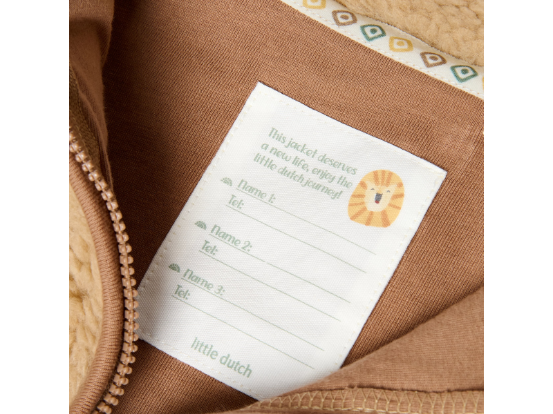 Kabátek Teddy Warm Taupe vel. 86