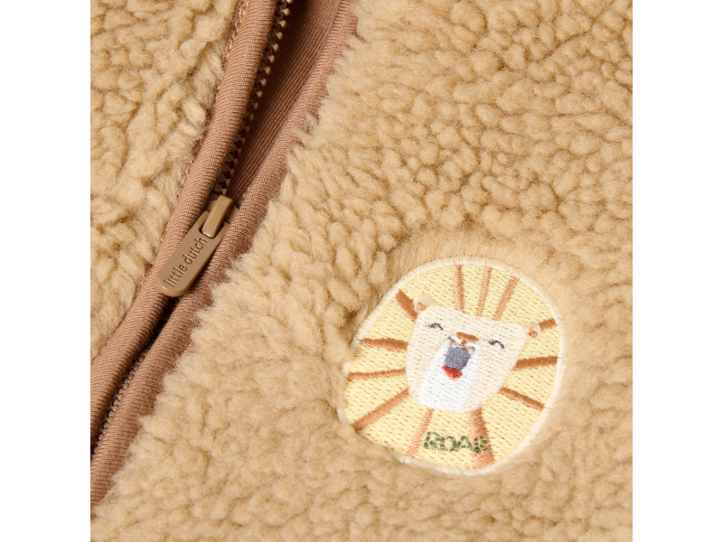 Kabátek Teddy Warm Taupe vel. 92