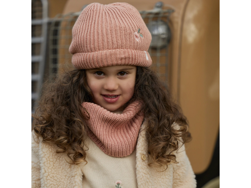 Čepička pletená Deep Pink vel. 74-86