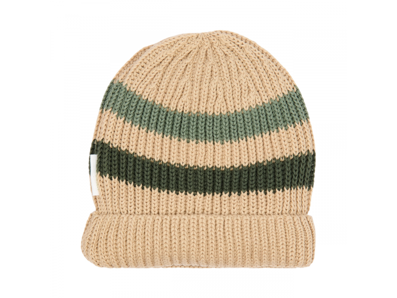 Čepička pletená Warm Taupe vel. 92-104