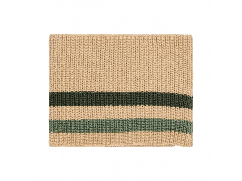 Šála pletená kruhová Warm Taupe One Size