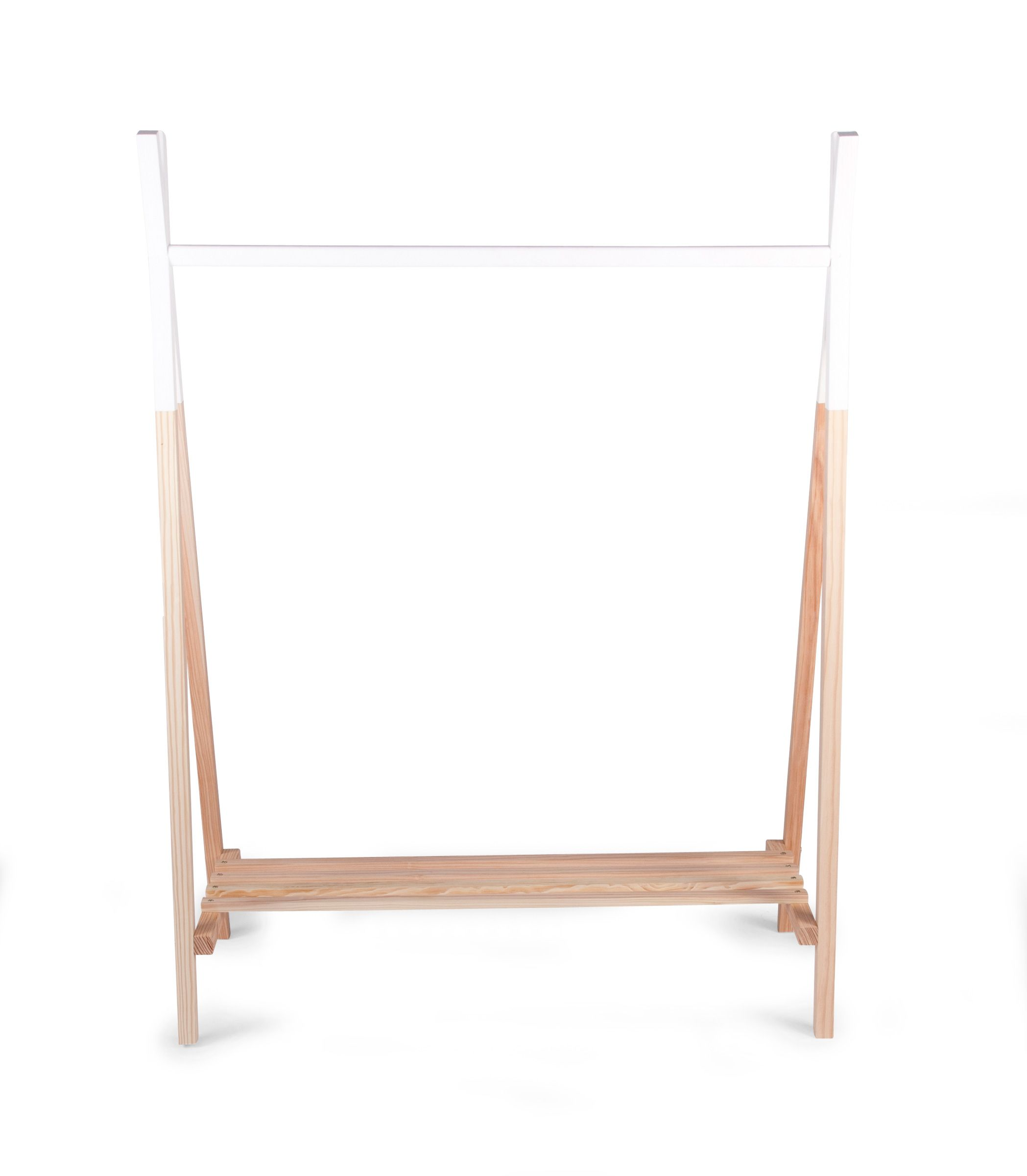 Stojan na oblečení Tipi dřevěný