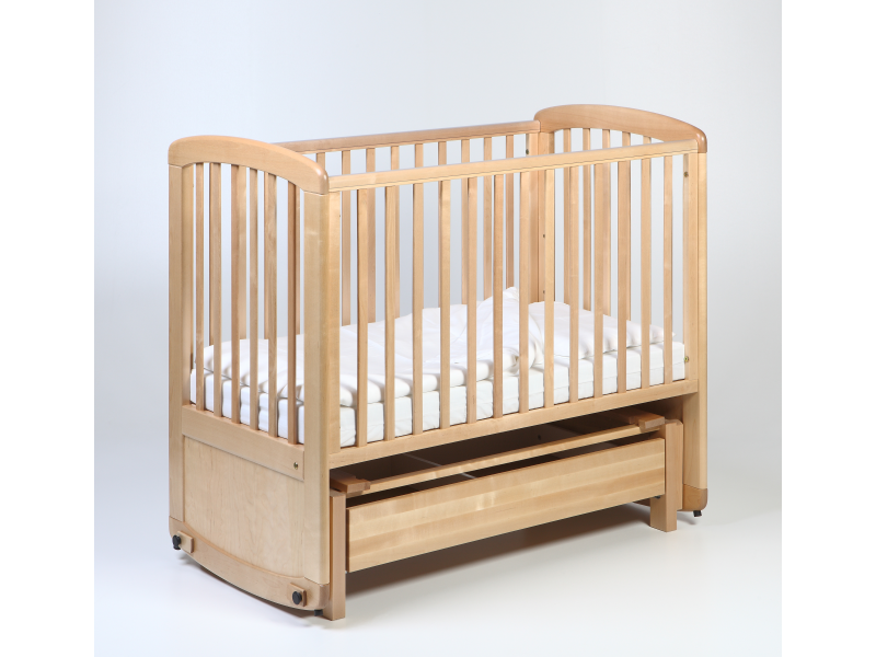 Troll DE LUX GLIDER houpací postýlka 120x60cm přírodní