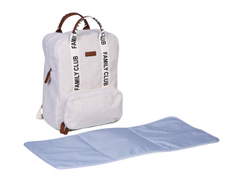 Přebalovací batoh Family Club Signature Teddy Off White