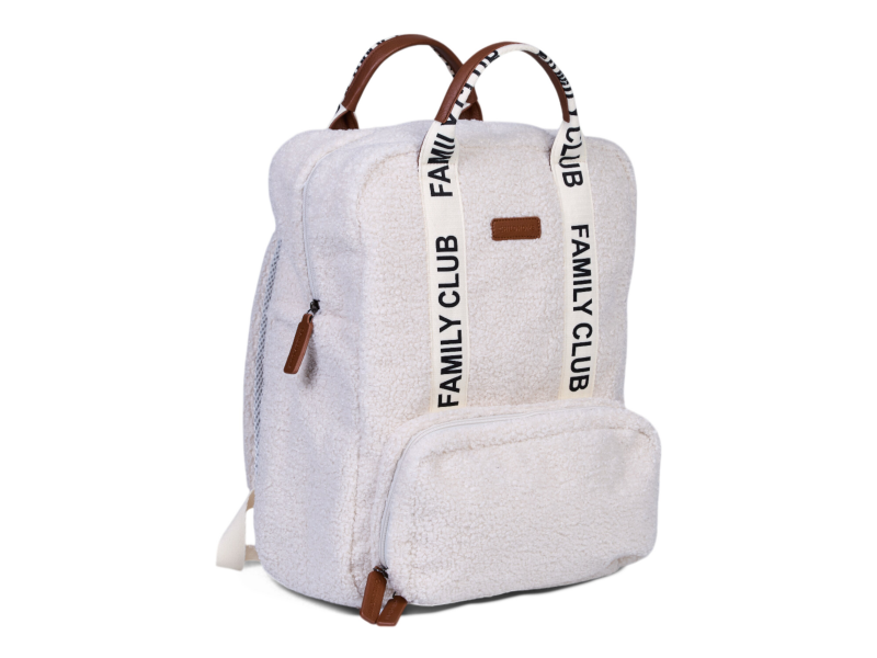 Přebalovací batoh Family Club Signature Teddy Off White