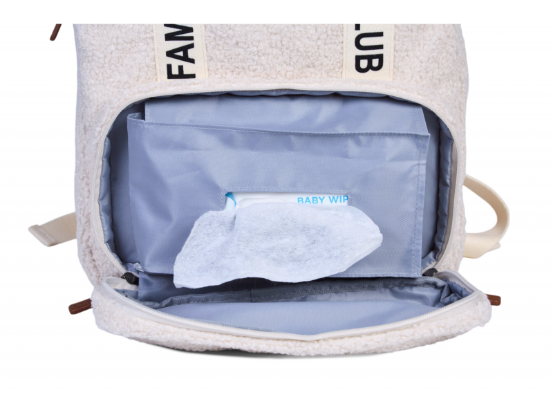Přebalovací batoh Family Club Signature Teddy Off White