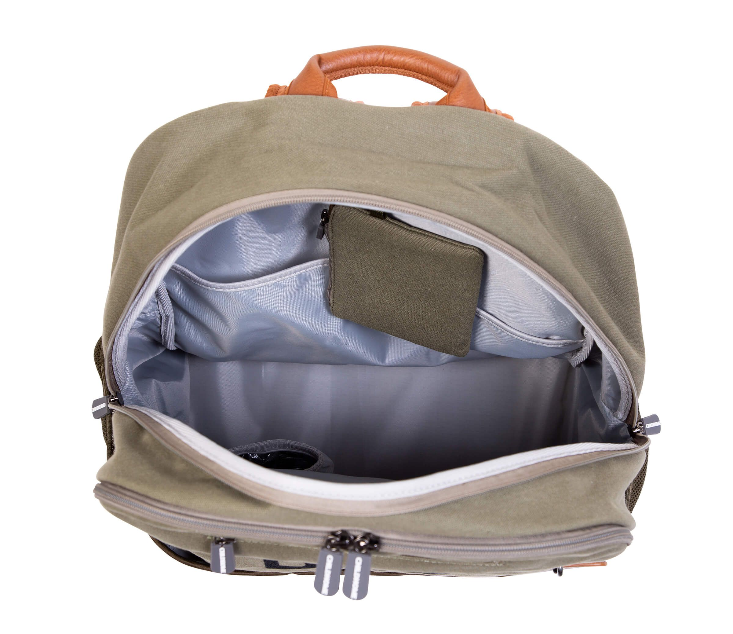 Přebalovací batoh Daddy Bag Canvas Khaki