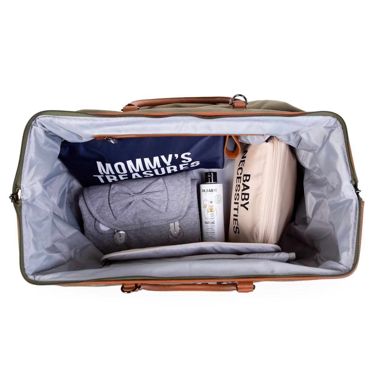 CHILDHOME Přebalovací taška Mommy Bag Canvas Khaki