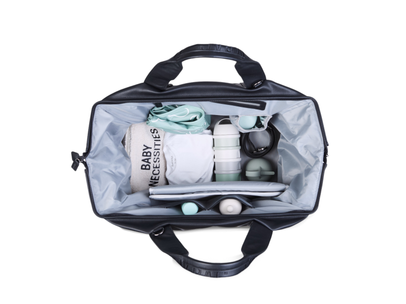 Přebalovací taška Mommy Bag Signature Vegan Leather Black