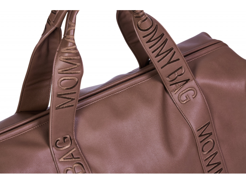 Přebalovací taška Mommy Bag Signature Vegan Leather Dark Brown