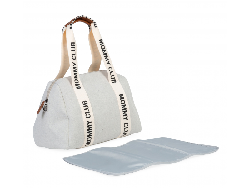 Přebalovací taška Mommy Club Signature Canvas Off White