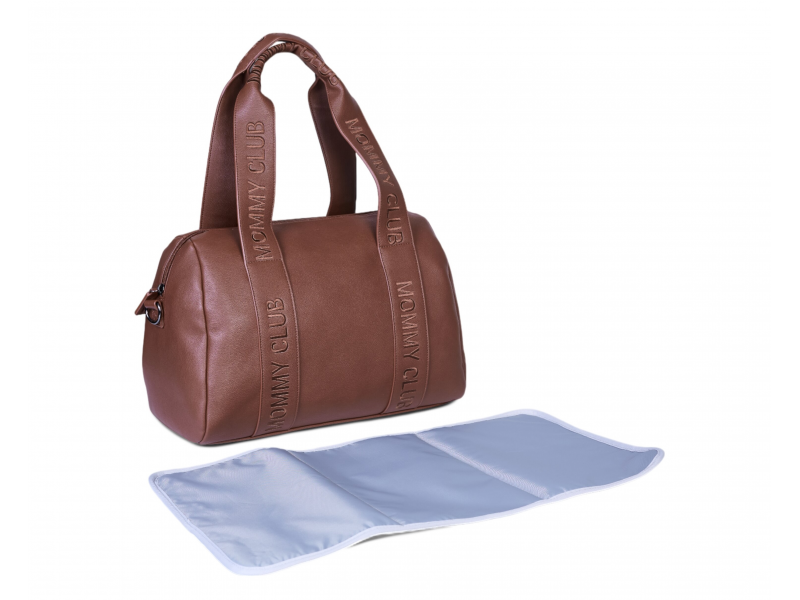 Přebalovací taška Mommy Club Signature Vegan Leather Dark Brown