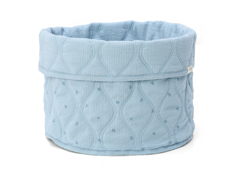 Košík textilní oboustranný velký Pure Denim Blue