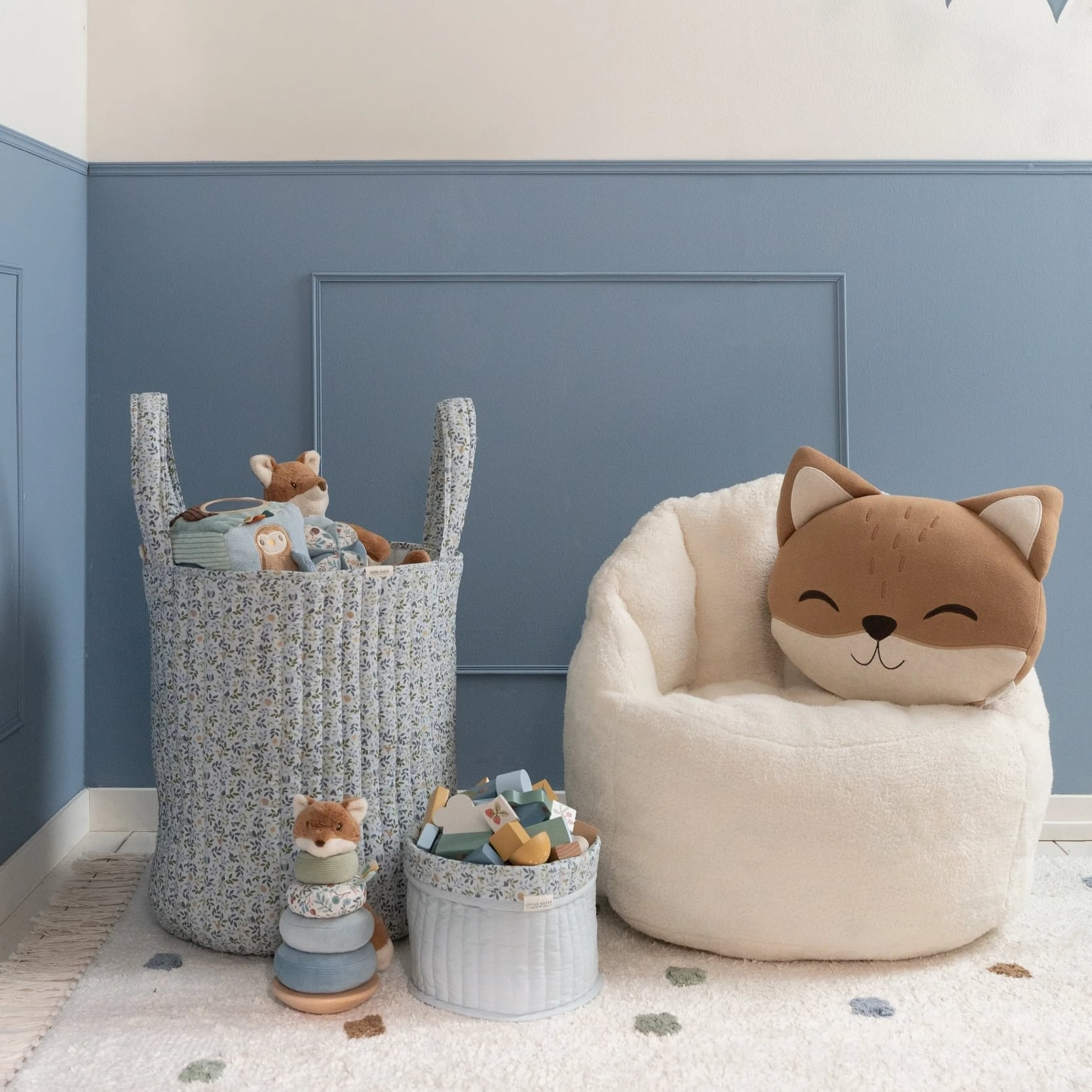 Košík textilní oboustranný extra velký Forest Adventure