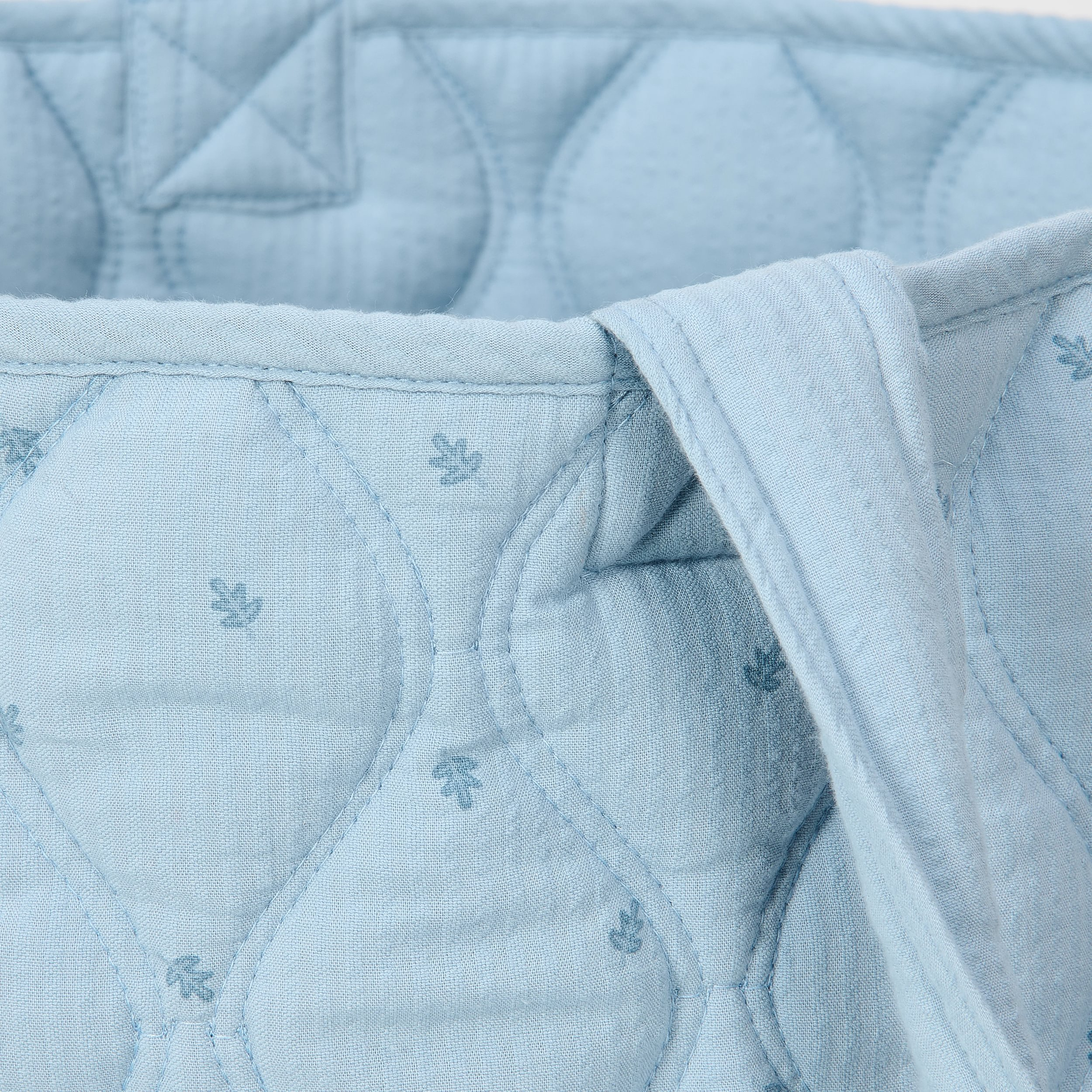Košík textilní oboustranný extra velký Pure Denim Blue