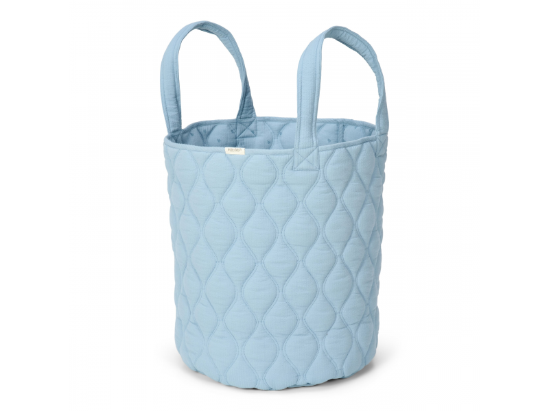 Košík textilní oboustranný extra velký Pure Denim Blue