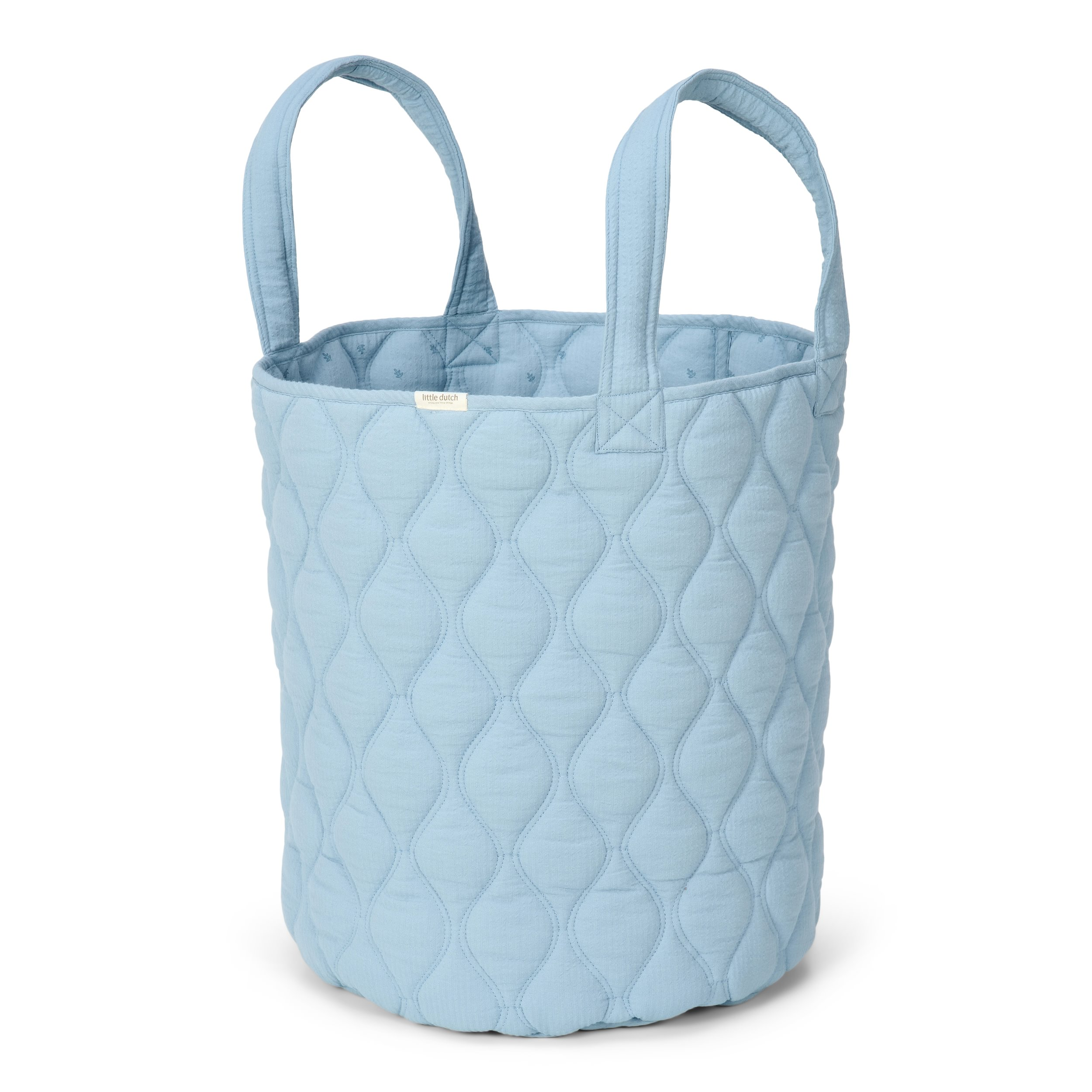 Košík textilní oboustranný extra velký Pure Denim Blue