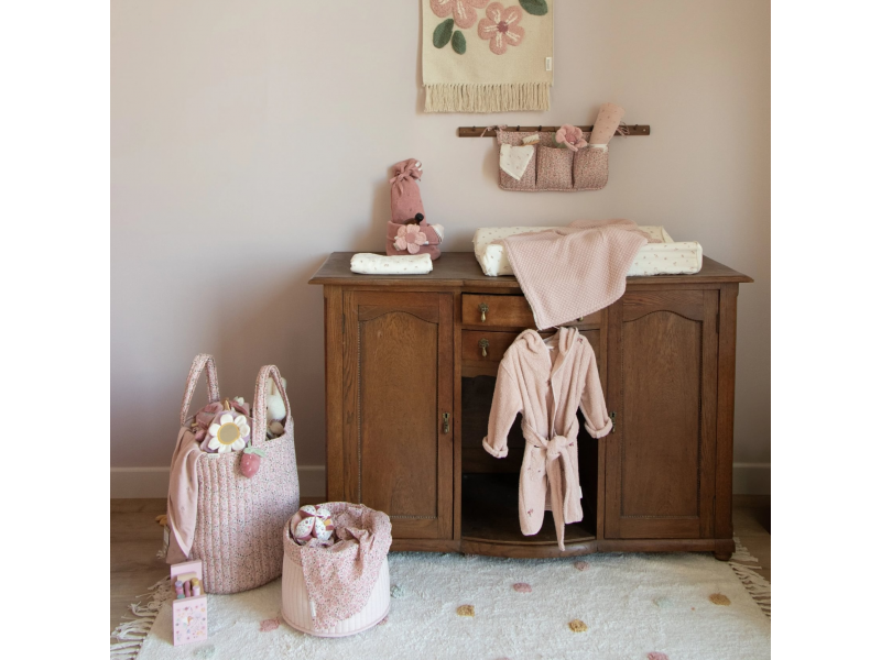 Košík textilní oboustranný extra velký Fairy Floral