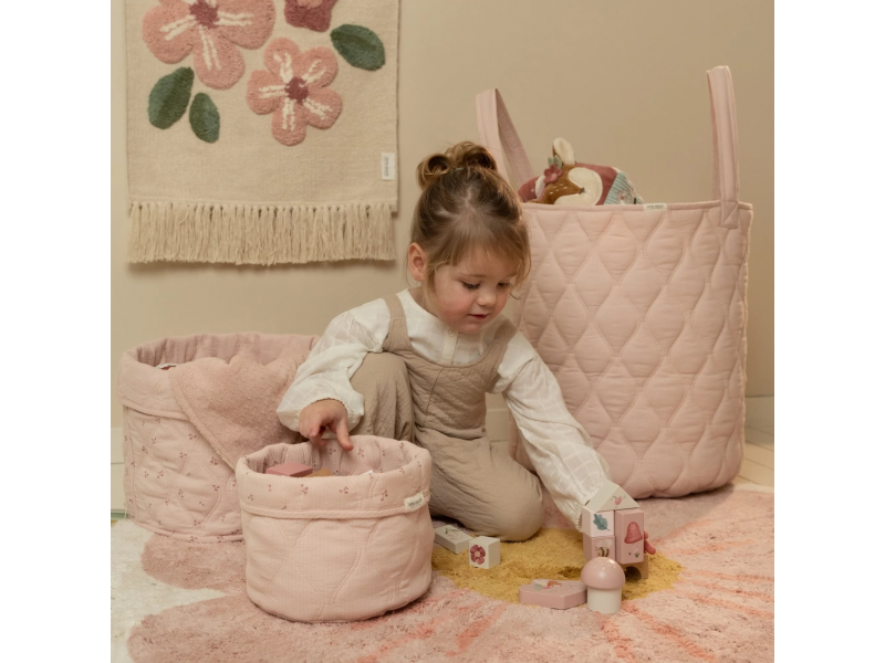 Košík textilní oboustranný extra velký Pure Blossom