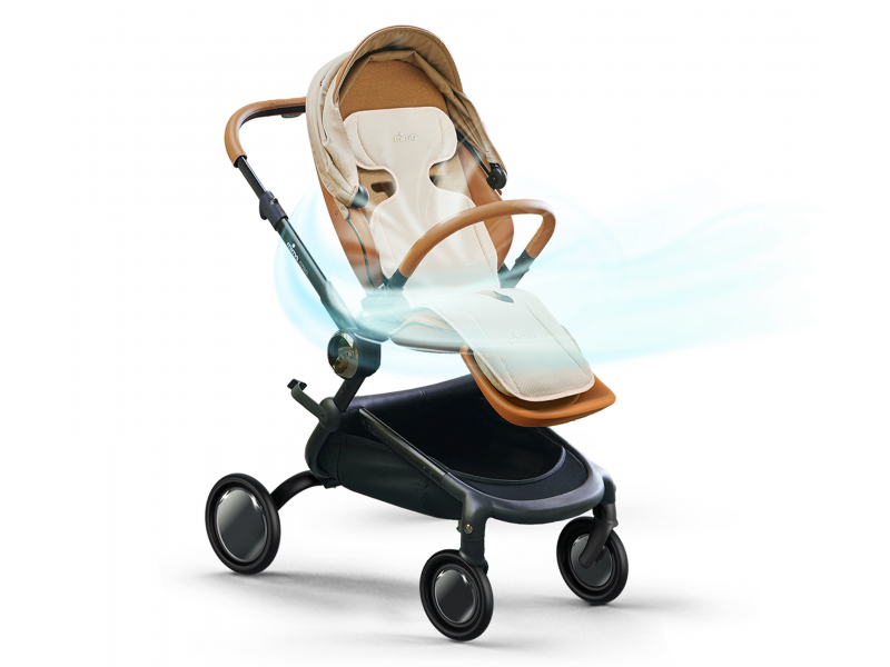 Podložka do kočárku s větráním Flo Beige