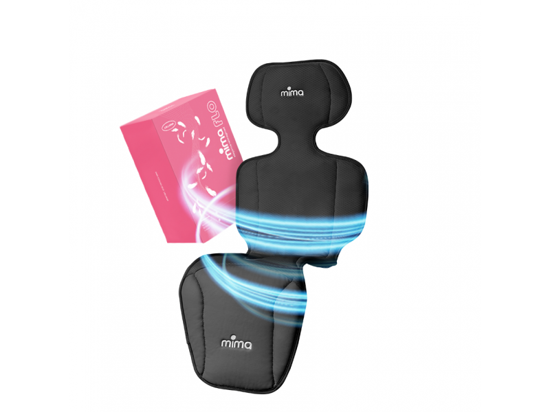 Podložka do kočárku s větráním a Hepa filtrem Flo Black