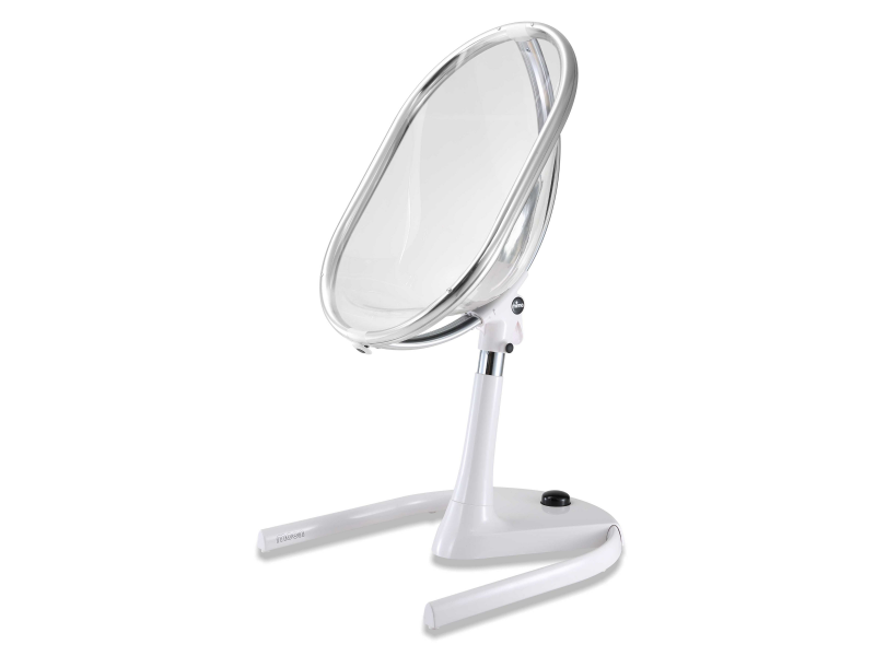 Židlička Moon White / Black