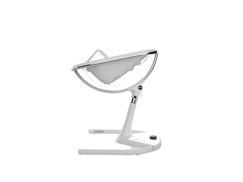 Židlička Moon White / Black