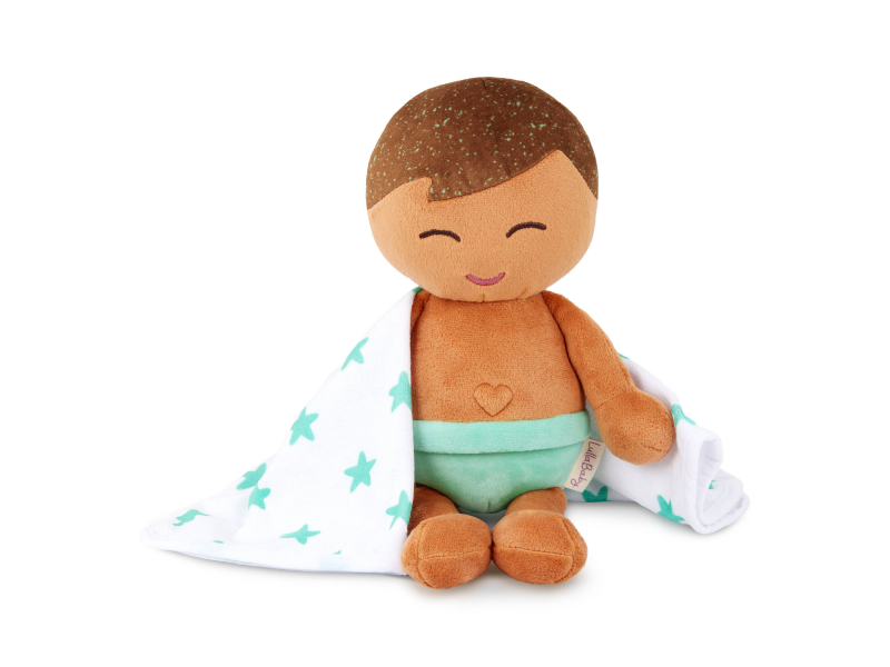 Panenka plyšová do vany kluk Light Brown Hair